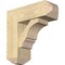 Ekena Millwork Balboa Craftsman Rough Sawn Bracket w/ Offset Brace, Douglas Fir, 8"W x 22"D x 22"H BKT0806X22X22BOA04RDF - alternate 1